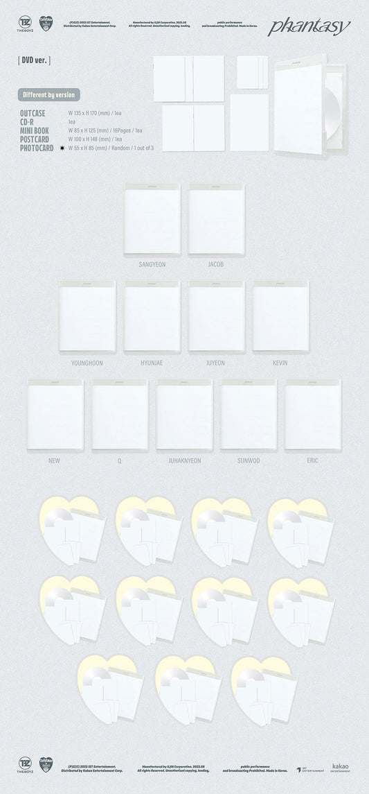 The Boyz 2nd Full Album Pt. 1 - Phantasy Christmas In August (DVD Ver.)