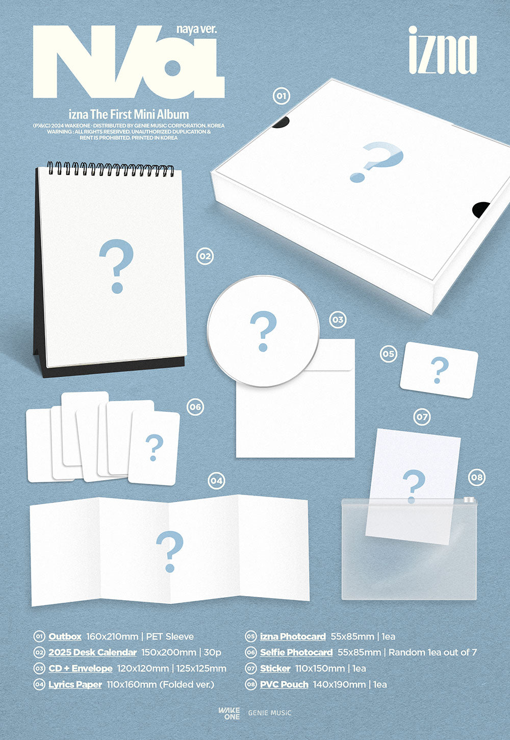 Izna 1st Mini Album - N/a