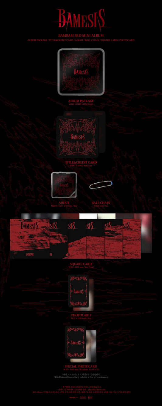 Bambam 3rd Mini Album - Bamesis (Kit Ver)