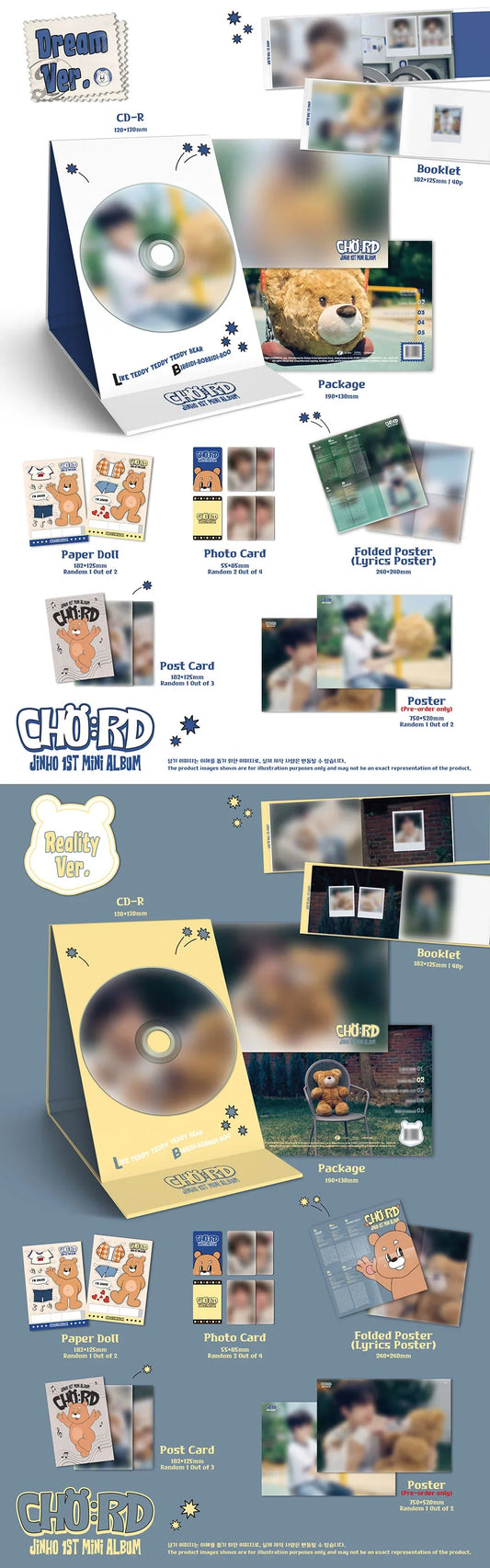 Jinho 1st Mini Album - Cho:Rd