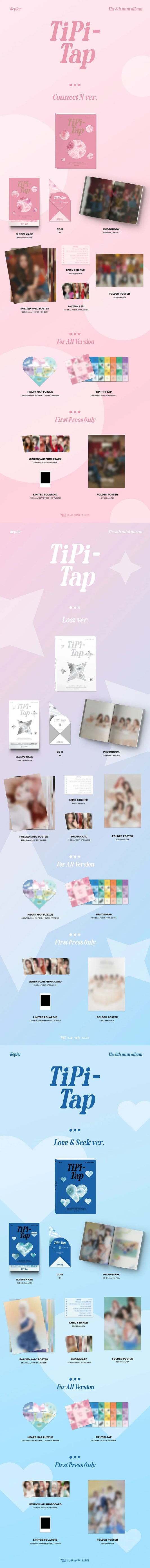 Kep1er 6th Mini Album - Tipi-Tap