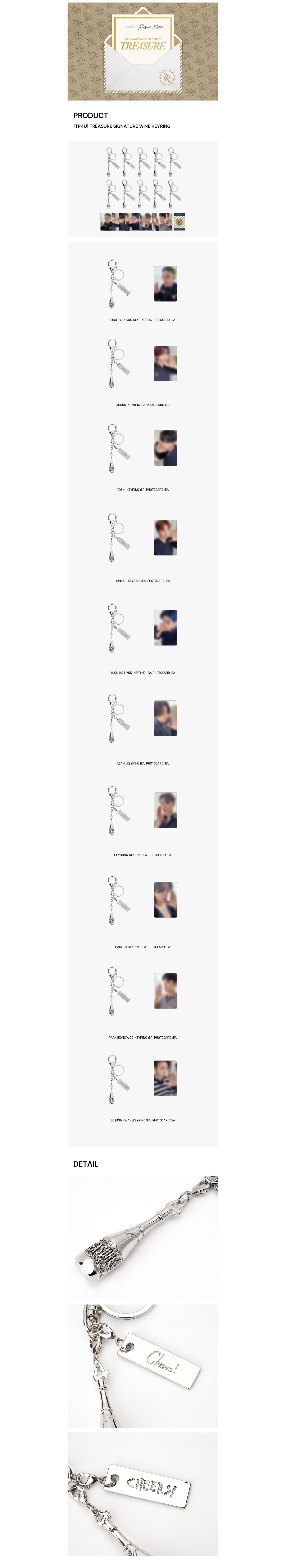 Treasure 4th Magazine - The Party 4 You Official MD Signature Wine Keyring