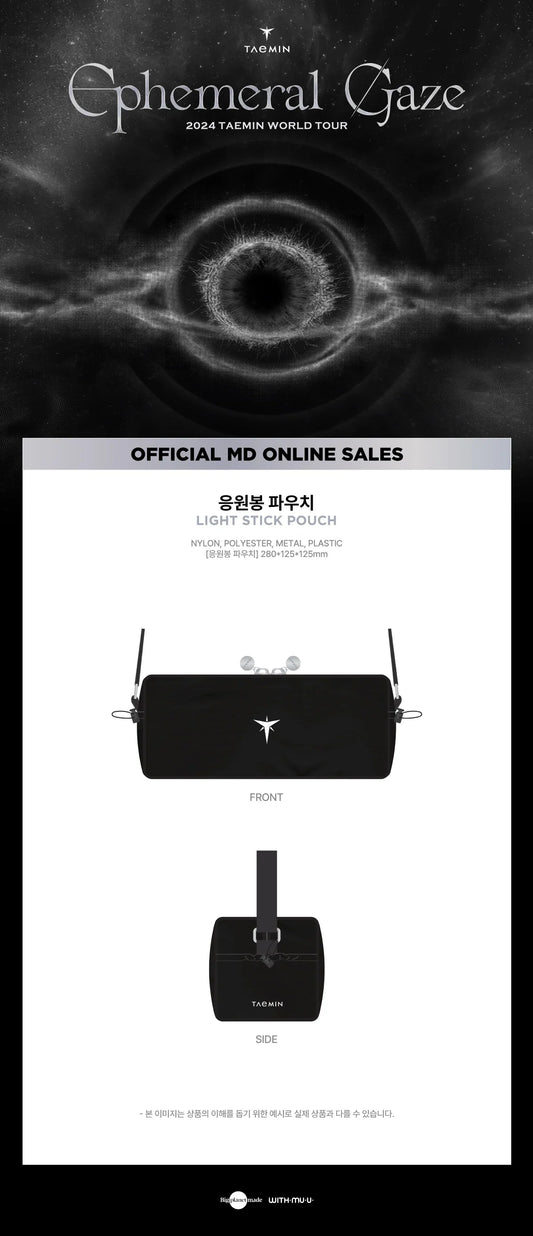 SHINee Taemin - Ephemeral Gaze 2024 World Tour Official MD Light Stick Pouch
