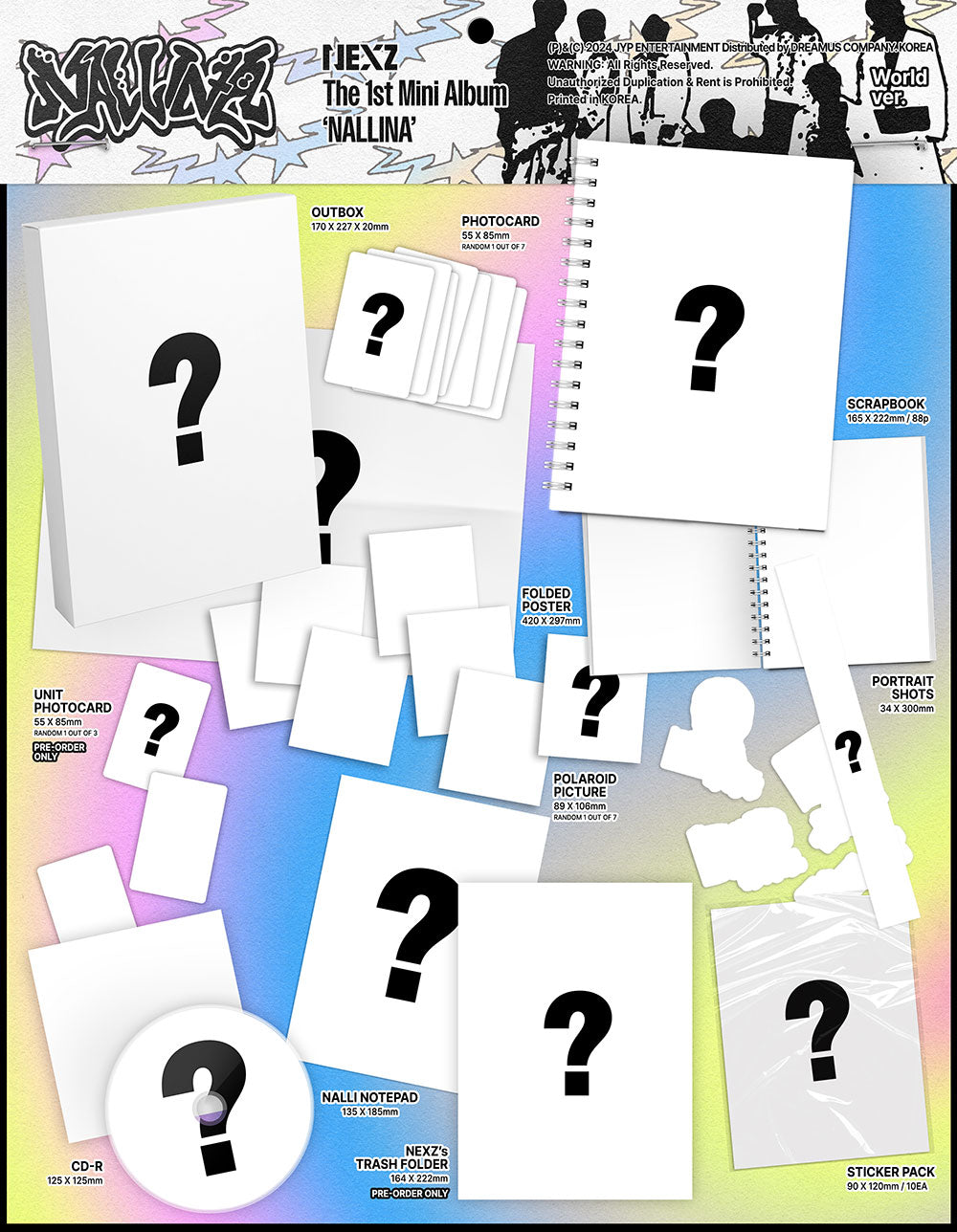 Nexz 1st Mini Album - Nallina