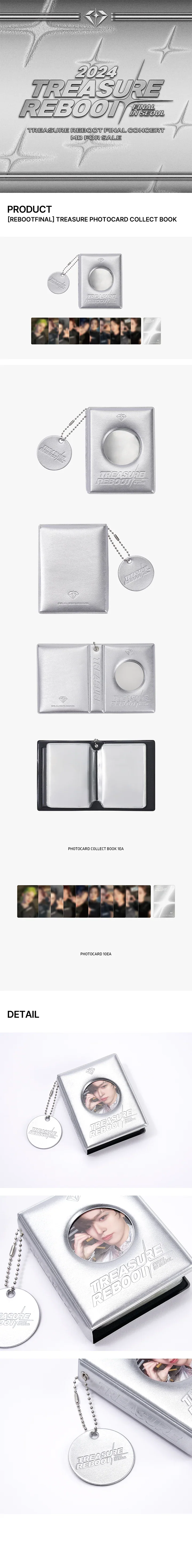 Treasure - Reboot Final In Seoul Official MD Photocard Collect Book