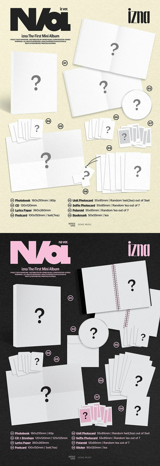 Izna 1st Mini Album - N/a