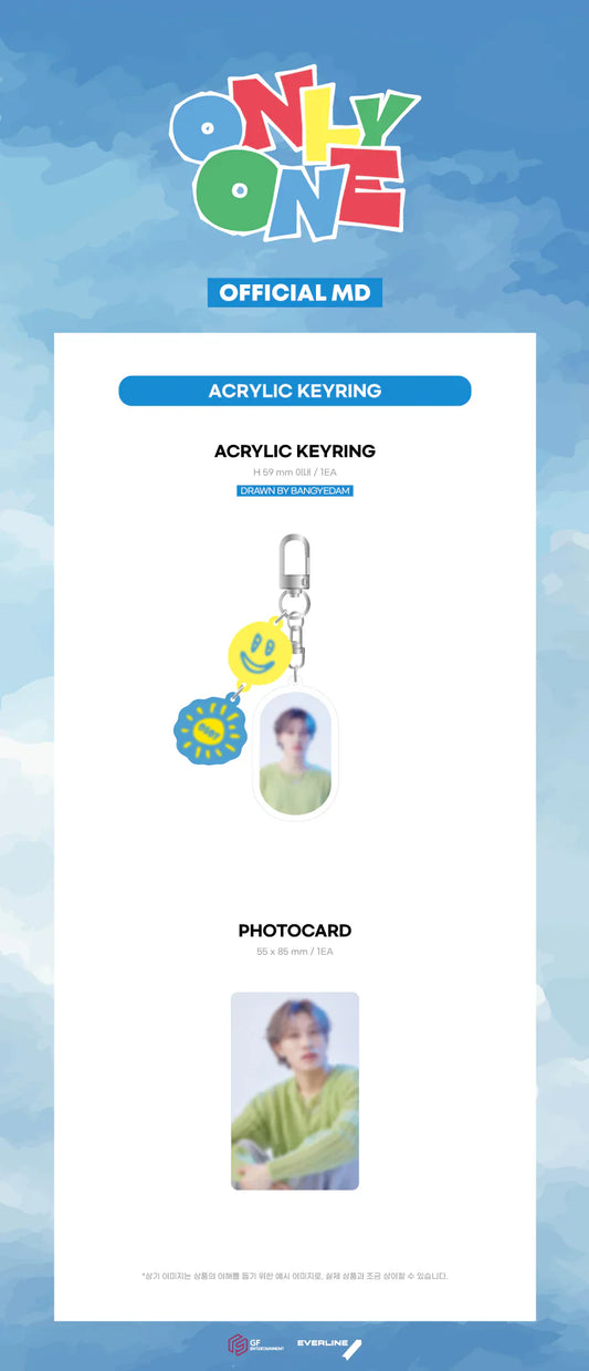 Bangyedam - Only One 1st Mini Album Pop Up Official MD Acrylic Keyring