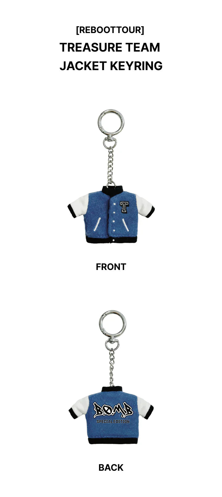 Treasure - Reboot 2024 Treasure Relay Tour Official MD Jacket Keyring