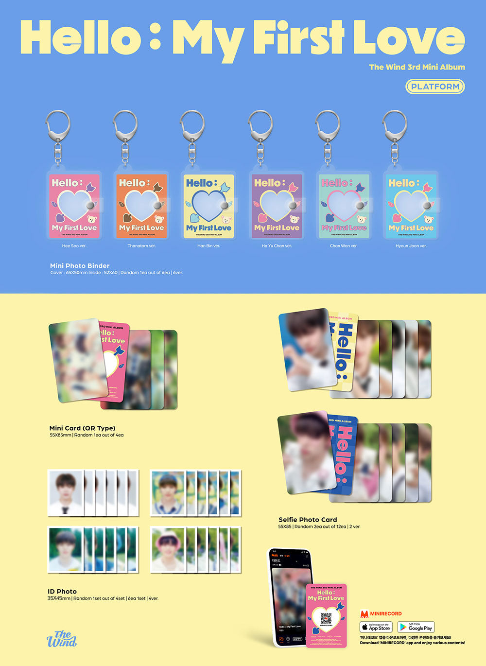 The Wind - Hello : My First Love 3rd Mini Album