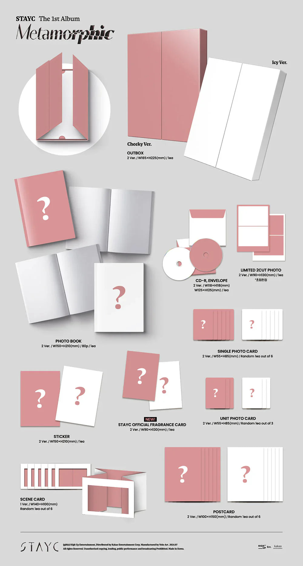 Stayc 1st Album  - Metamorphic (Platform Ver)