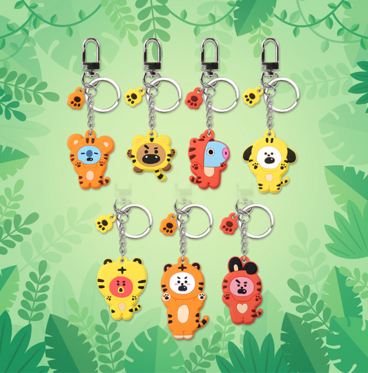 BTS x BT21 Tiger Keyring