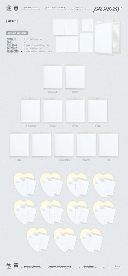 The Boyz 2nd Full Album Pt. 1 - Phantasy Christmas In August (DVD Ver.)