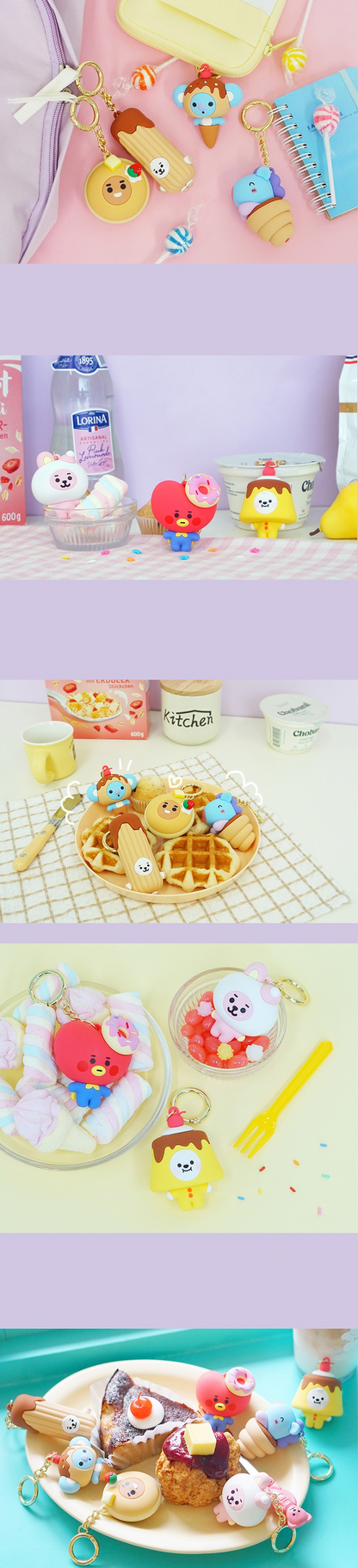 BTS x BT21 Baby Sweet Things Figure Keyring