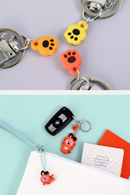 BTS x BT21 Tiger Keyring