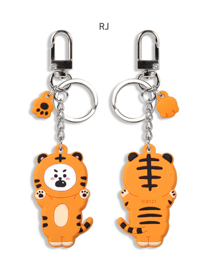 BTS x BT21 Tiger Keyring