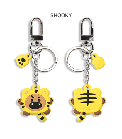 BTS x BT21 Tiger Keyring