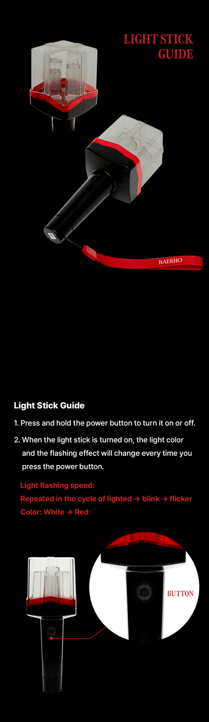 Baekho - Official Light Stick