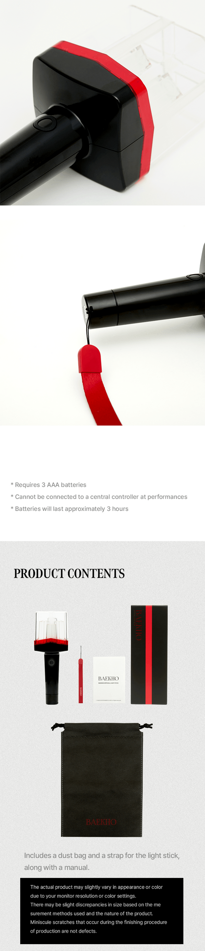 Baekho - Official Light Stick