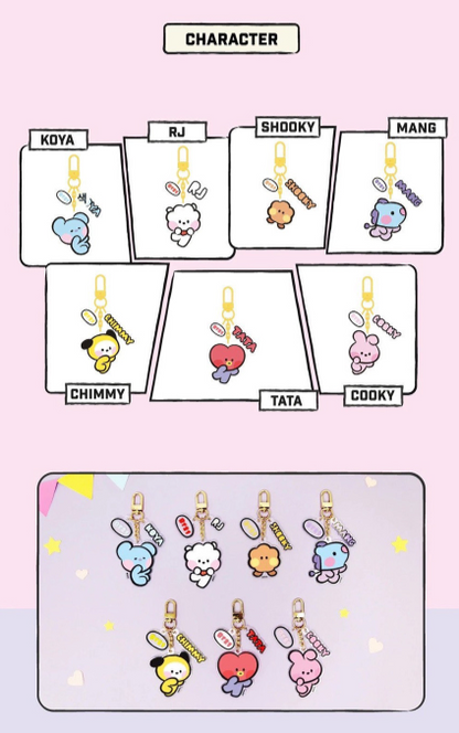 BTS x BT21 Minini Acrylic Keyring Ver.3