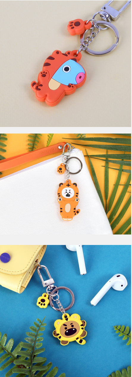 BTS x BT21 Tiger Keyring