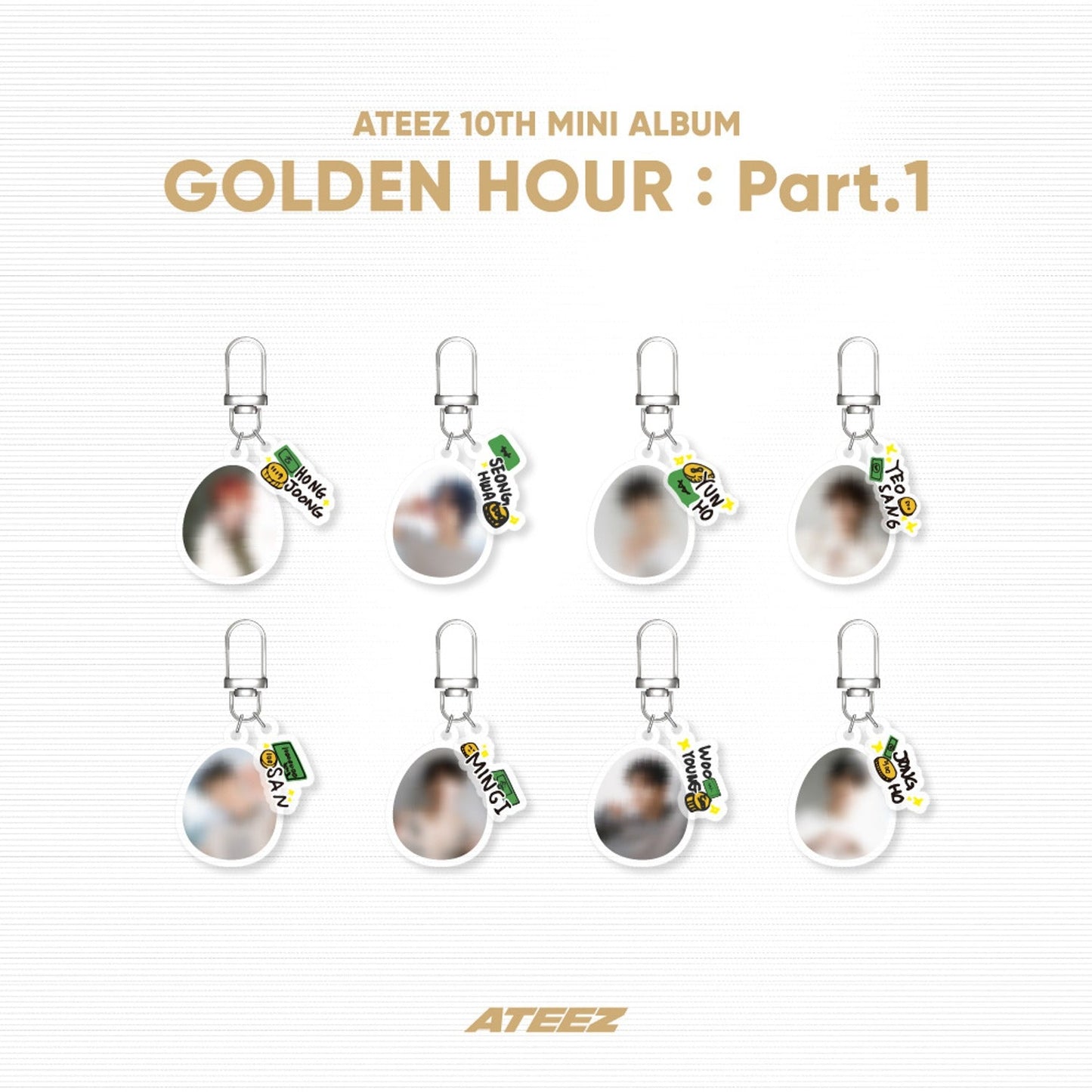ATEEZ 10th Mini Album Golden Hour: Part. 1 Official MD