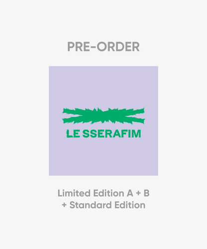 LE SSERAFIM 3rd Single Album - Crazy (Japan Album)