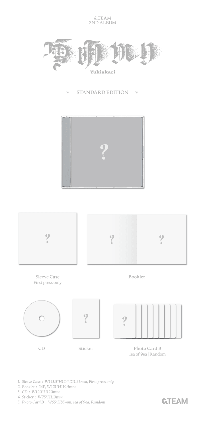 &TEAM 2nd Album - Yukiakari