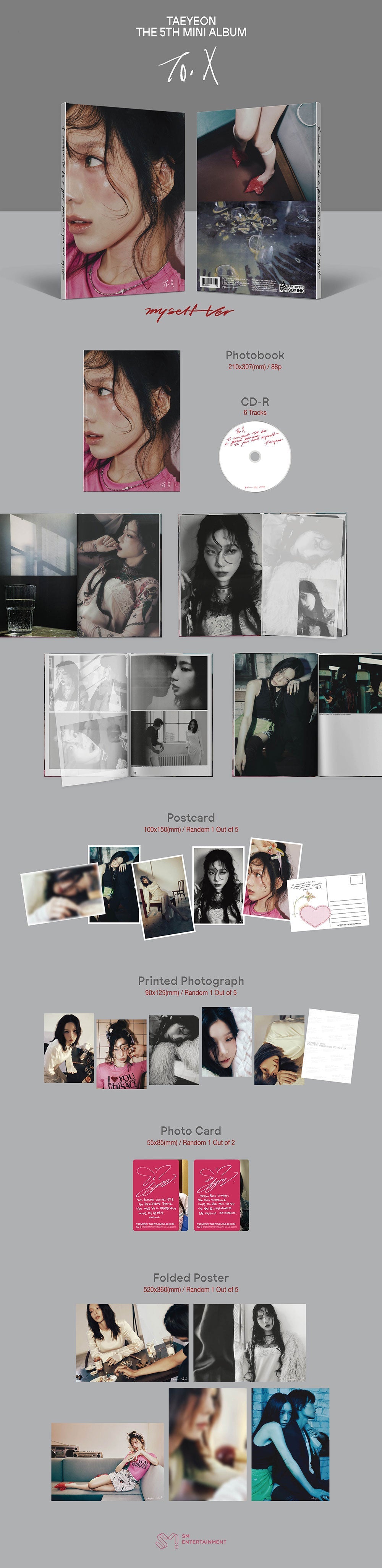 Taeyeon 5th Mini Album - To. X