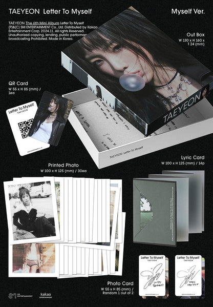 Taeyeon 6th Mini Album - Letter To Myself