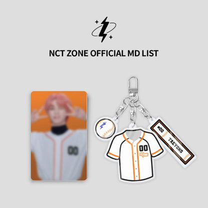 NCT - NCT Zone Official MD Acrylic Keyring + Photo Card Set Baseball Player Ver