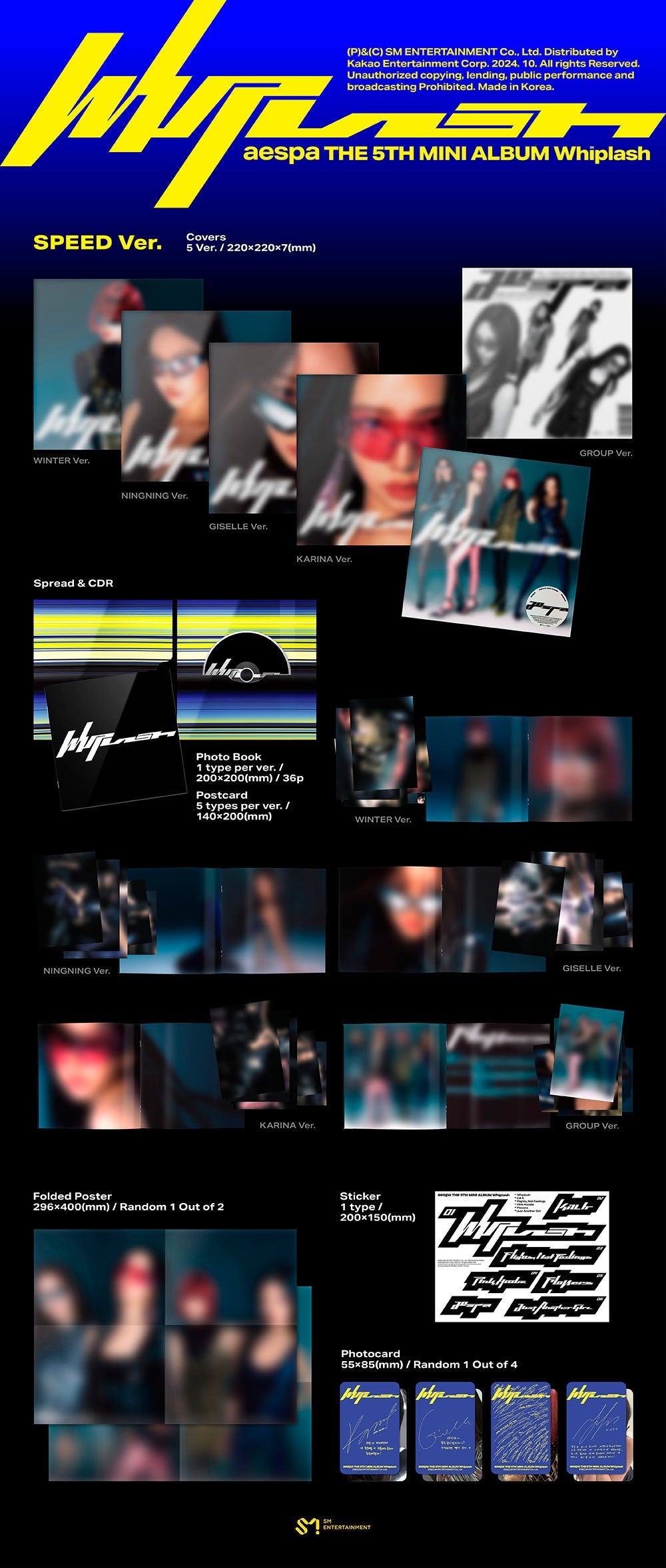 Aespa 5th Mini Album - Whiplash