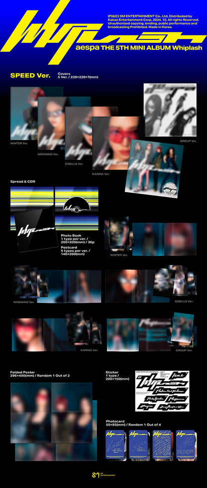 Aespa 5th Mini Album - Whiplash