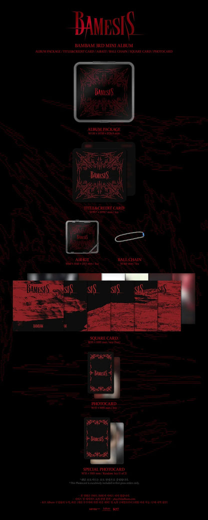 Bambam 3rd Mini Album - Bamesis (Kit Ver)