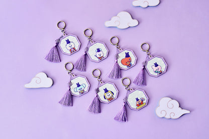 BTS x BT21 Baby Mirror Keyring K-Edition Ver.2
