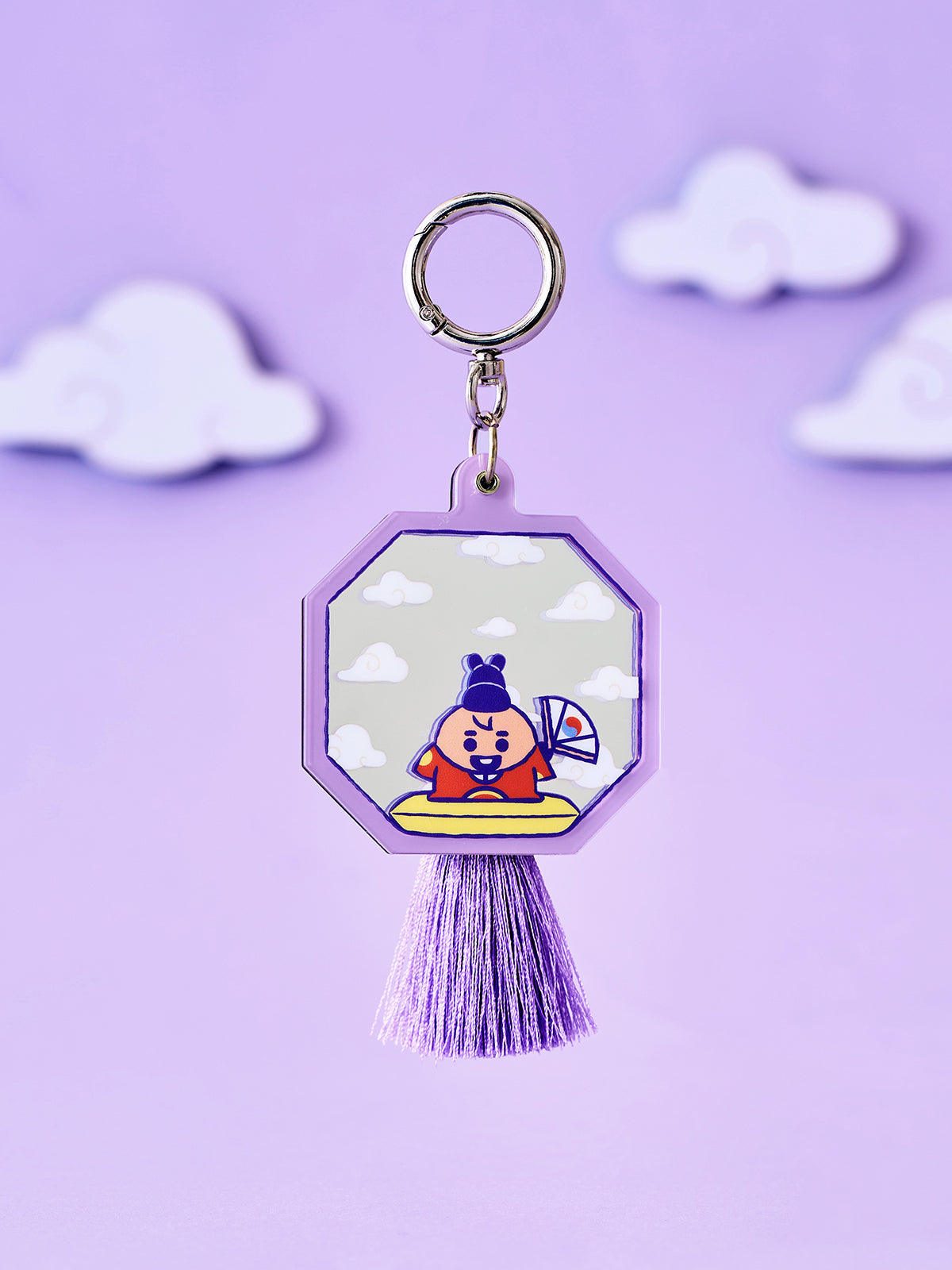BTS x BT21 Baby Mirror Keyring K-Edition Ver.2