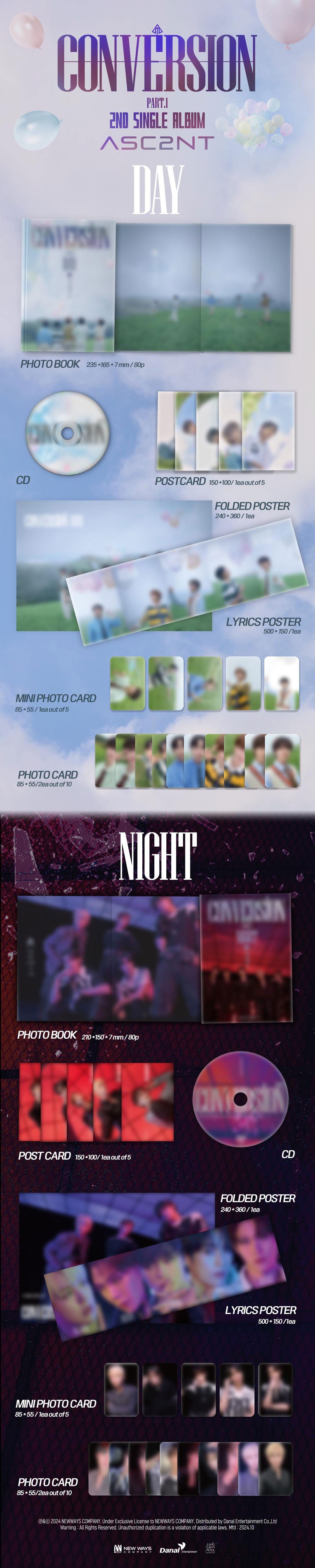 Asc2Nt 2nd Single Album - Conversion Part.1