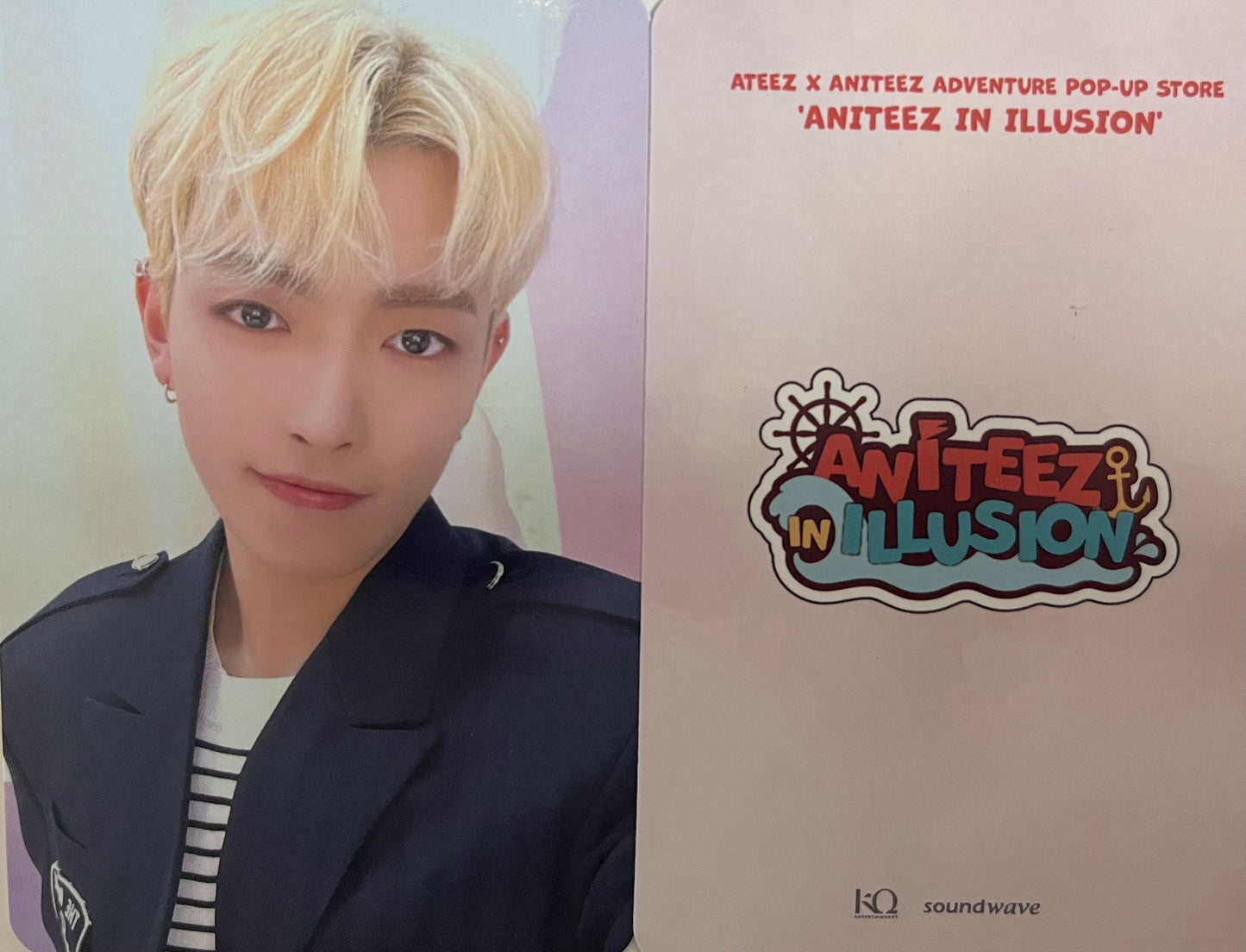 ATEEZ x ANITEEZ Adventure Pop-Up ExclusIVE - ANITEEZ In Illusion Official Photocards