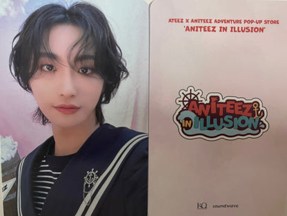 ATEEZ x ANITEEZ Adventure Pop-Up ExclusIVE - ANITEEZ In Illusion Official Photocards