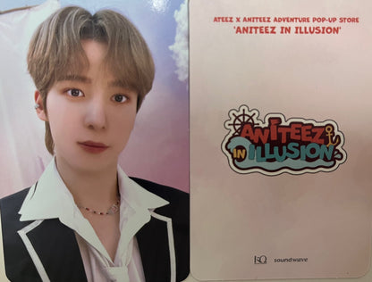 ATEEZ x ANITEEZ Adventure Pop-Up ExclusIVE - ANITEEZ In Illusion Official Photocards