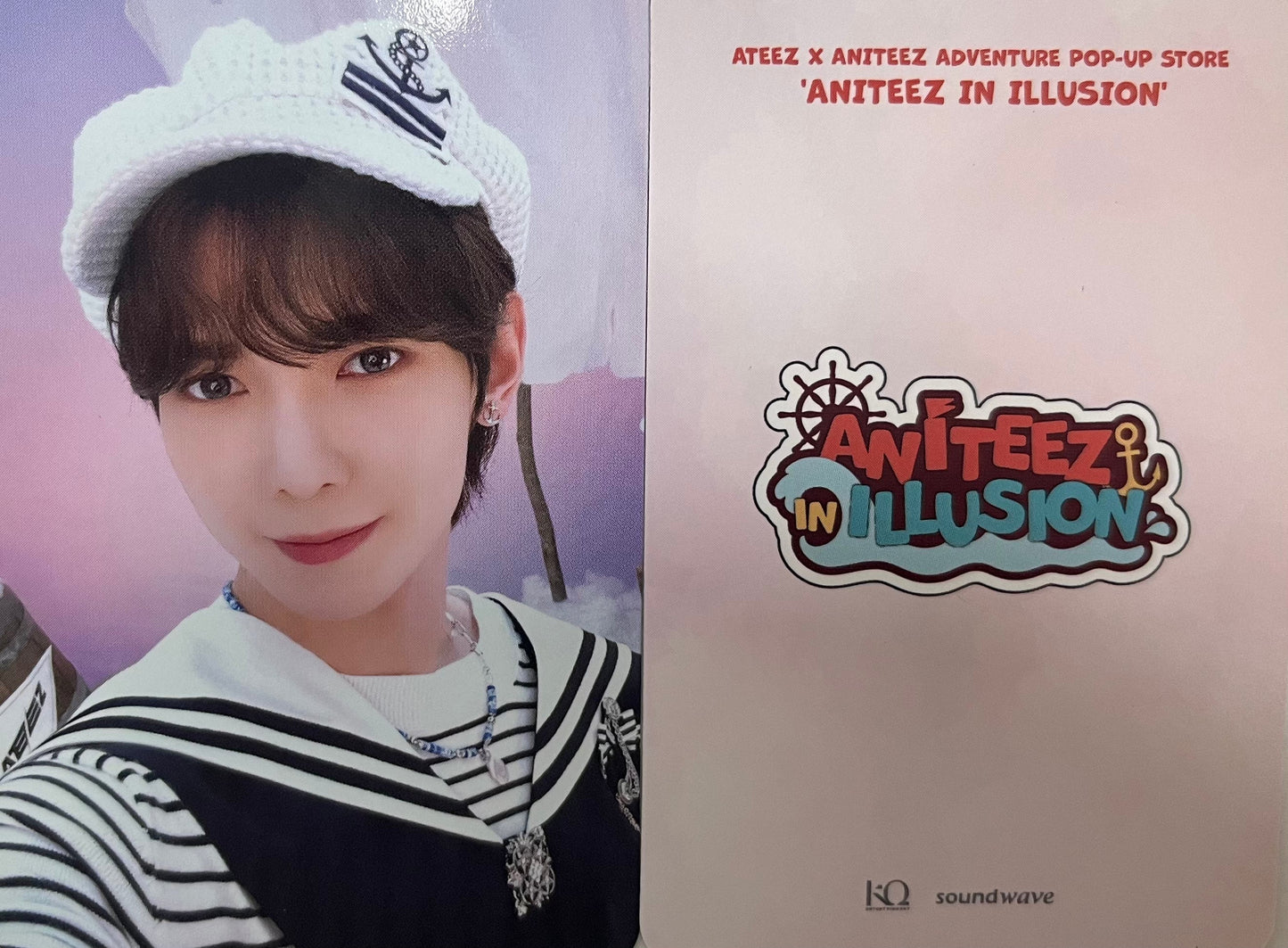 ATEEZ x ANITEEZ Adventure Pop-Up ExclusIVE - ANITEEZ In Illusion Official Photocards