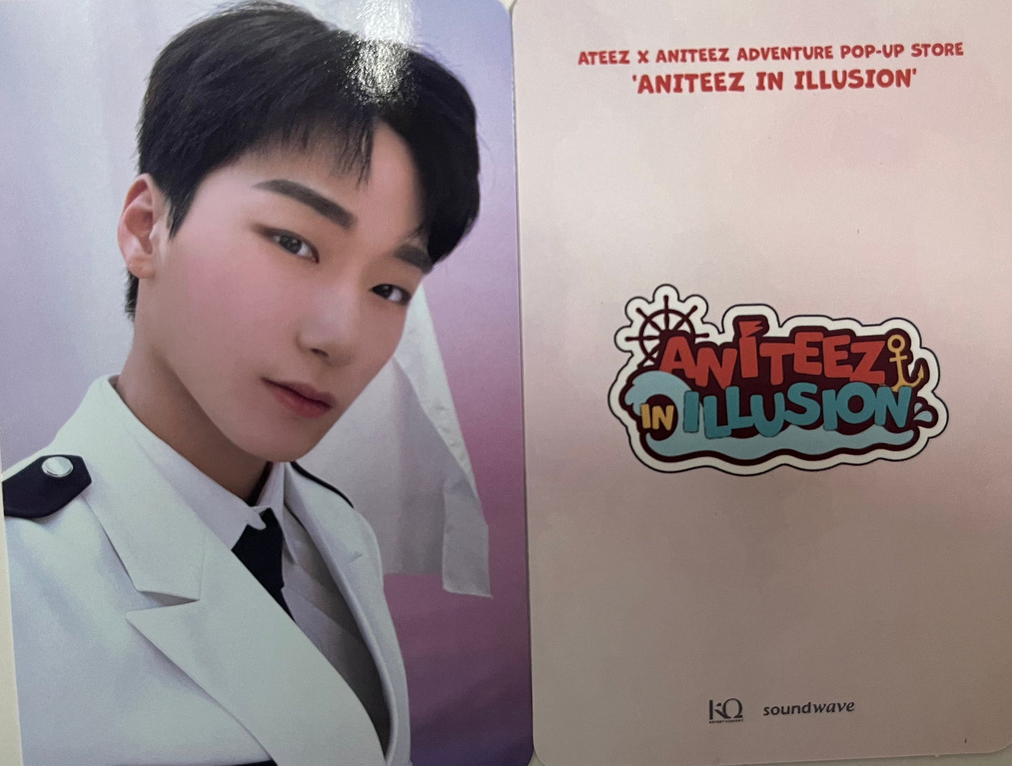 ATEEZ x ANITEEZ Adventure Pop-Up ExclusIVE - ANITEEZ In Illusion Official Photocards