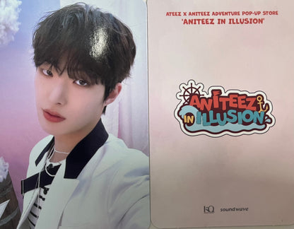 ATEEZ x ANITEEZ Adventure Pop-Up ExclusIVE - ANITEEZ In Illusion Official Photocards