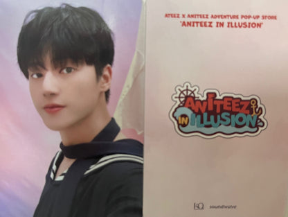 ATEEZ x ANITEEZ Adventure Pop-Up ExclusIVE - ANITEEZ In Illusion Official Photocards