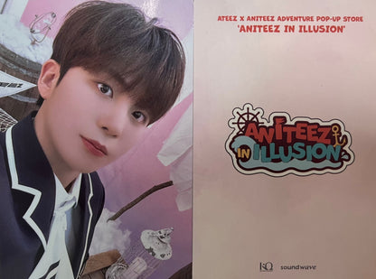 ATEEZ x ANITEEZ Adventure Pop-Up ExclusIVE - ANITEEZ In Illusion Official Photocards