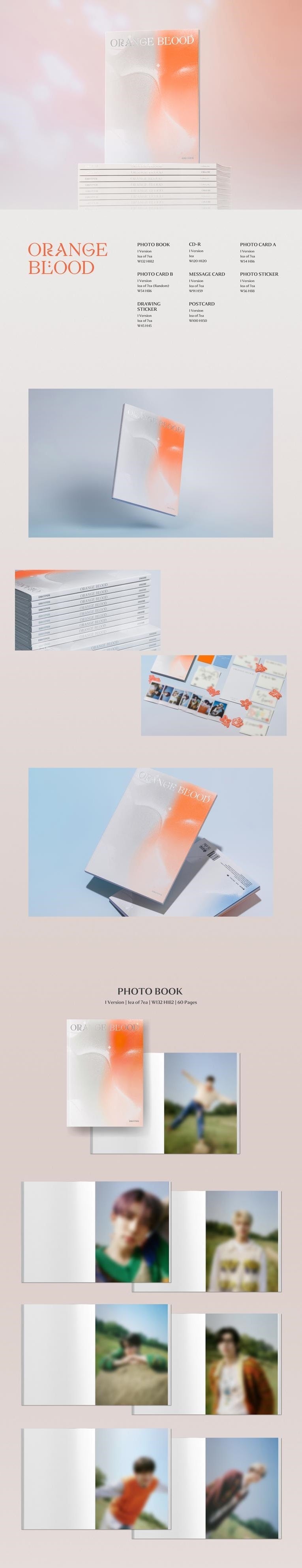 ENHYPEN 5th Mini Album - Orange Blood (Engene Ver.)