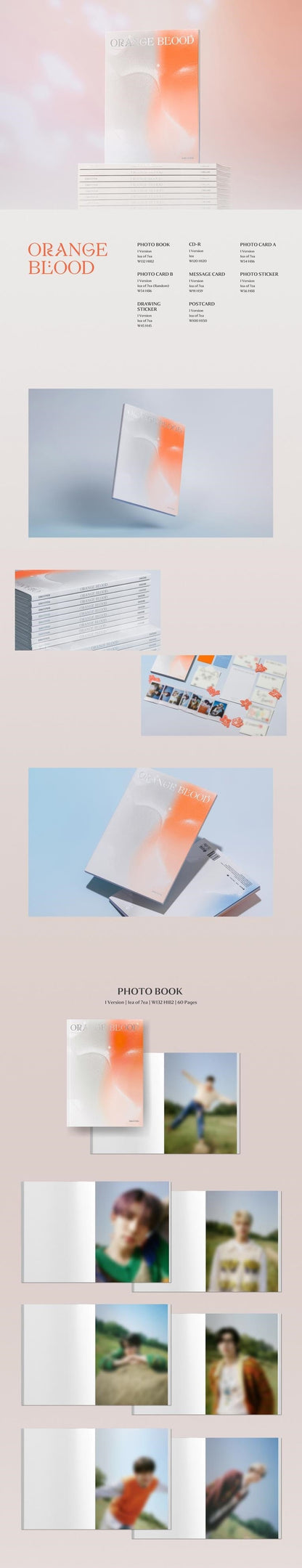 ENHYPEN 5th Mini Album - Orange Blood (Engene Ver.)