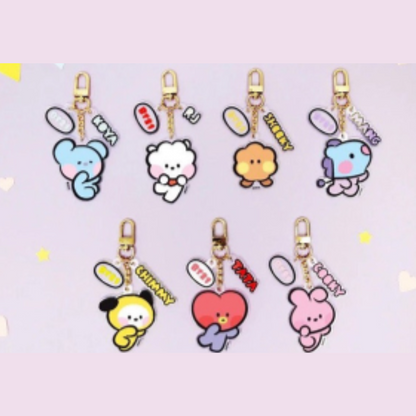 BTS x BT21 Minini Acrylic Keyring Ver.3