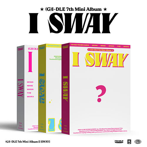 (G)I-DLE 7th Mini Album - I Sway (3 Version Set)