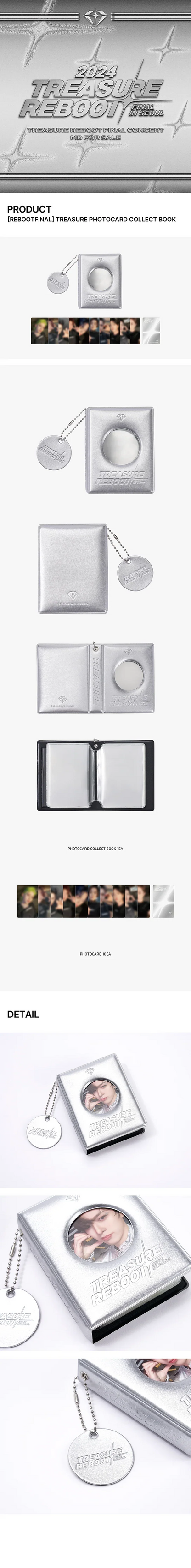 Treasure - Reboot Final In Seoul Official MD Photocard Collect Book