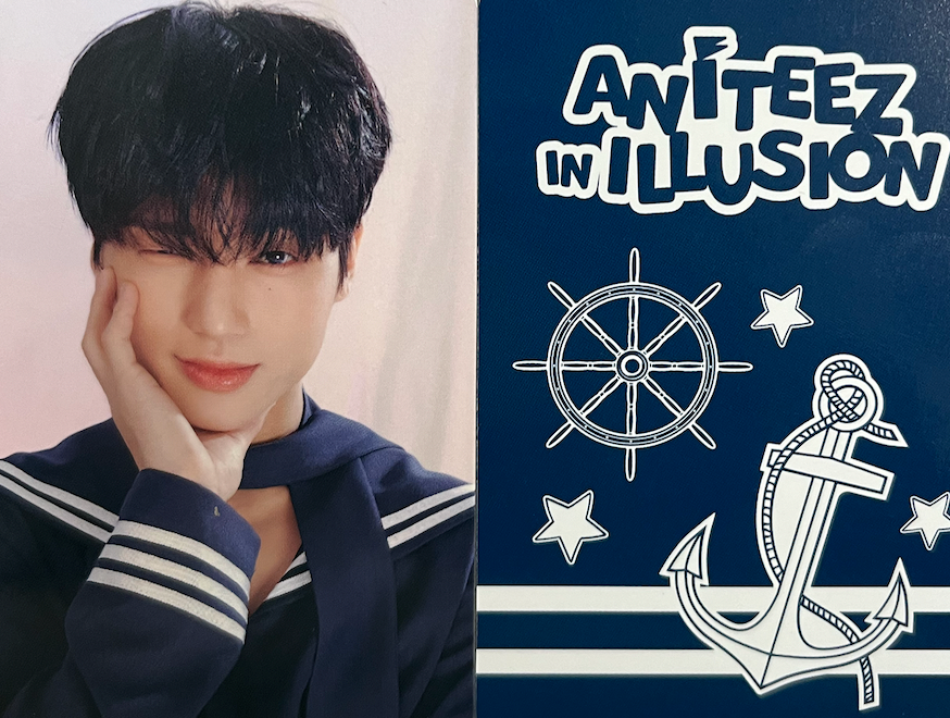 ATEEZ x ANITEEZ Adventure Pop-Up ExclusIVE - ANITEEZ In Illusion Official Photocards